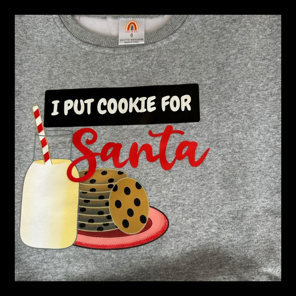 Boutique (Abby & Evie) Girls Sweatshirt and skirt set - Christmas, Holiday